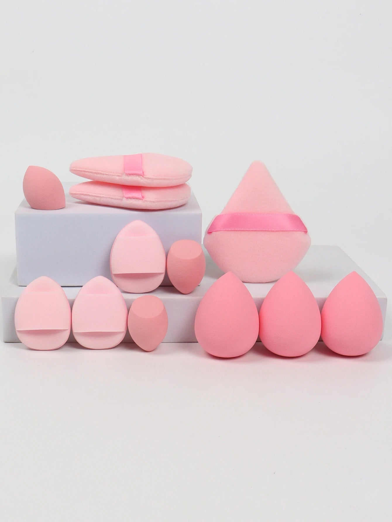 12 - Piece All - Purpose Makeup Sponge Set - dellidu.com - Pink - 12 - Piece All - Purpose Makeup Sponge Set - 12 - Piece All - Purpose Makeup Sponge Set - 14:1052 - dellidu.com