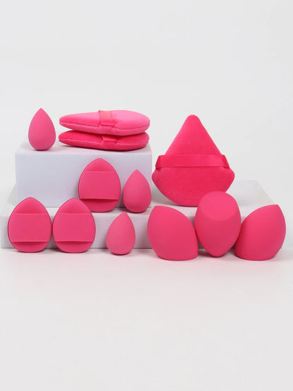 12 - Piece All - Purpose Makeup Sponge Set - dellidu.com - Rose Red - 12 - Piece All - Purpose Makeup Sponge Set - 12 - Piece All - Purpose Makeup Sponge Set - 14:200211869 - dellidu.com