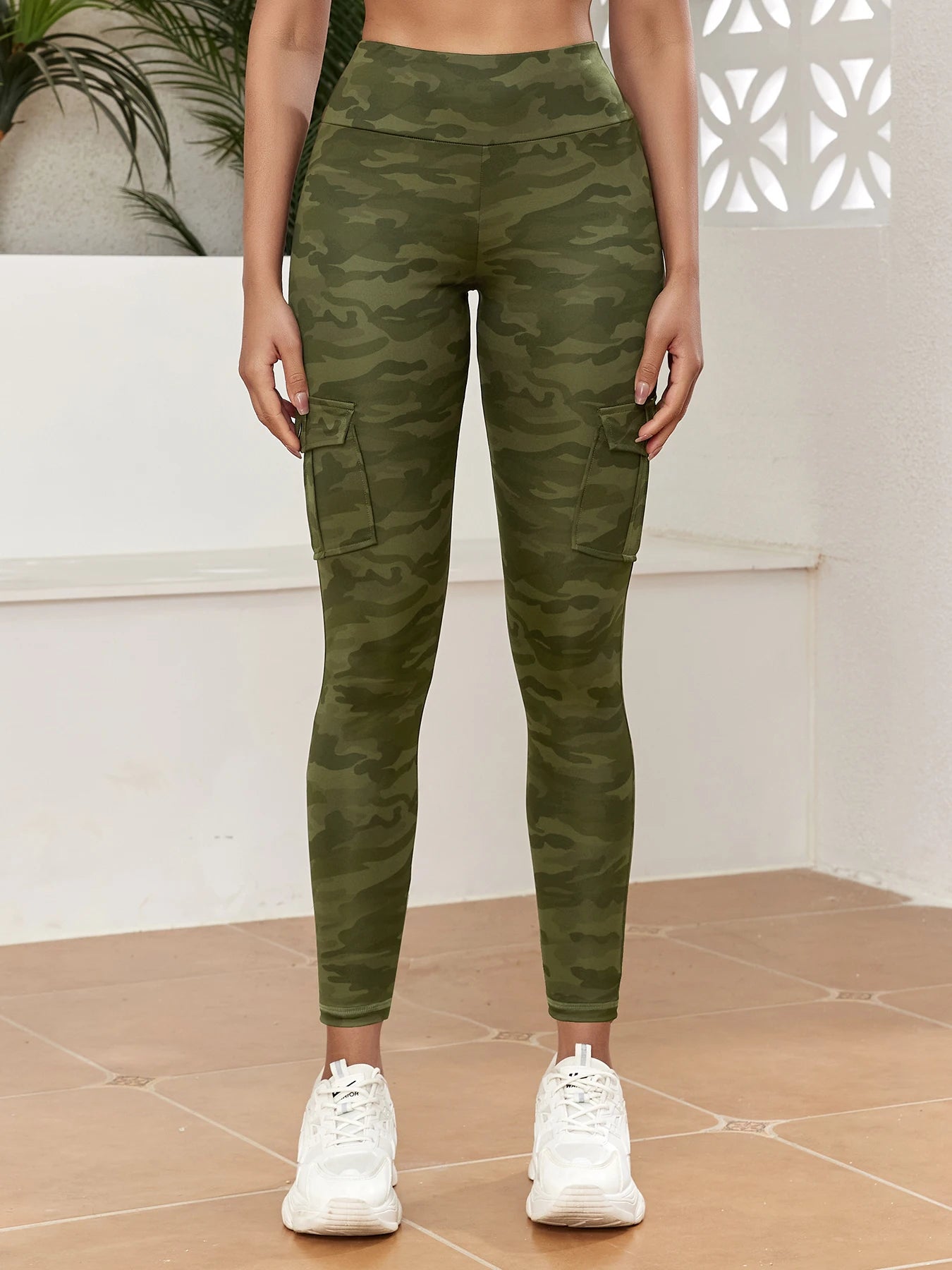 2024 Women's High Waist Camouflage Gym Leggings - dellidu.com - Dark Grey - 2024 Women's High Waist Camouflage Gym Leggings - M - 2024 Women's High Waist Camouflage Gym Leggings - 14:771#Dark Grey;5:361386 - dellidu.com