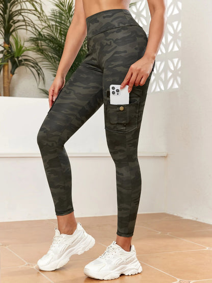 2024 Women's High Waist Camouflage Gym Leggings - dellidu.com - Dark Grey - 2024 Women's High Waist Camouflage Gym Leggings - M - 2024 Women's High Waist Camouflage Gym Leggings - 14:771#Dark Grey;5:361386 - dellidu.com