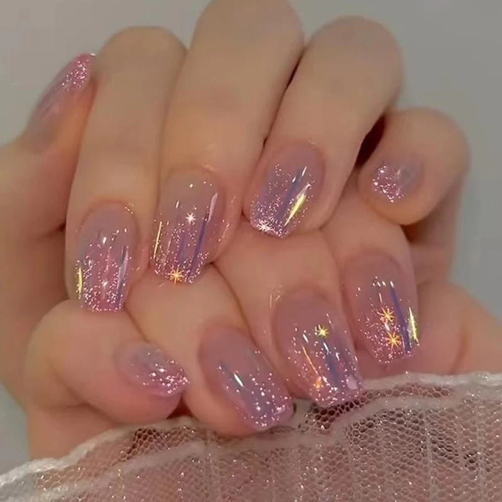 24 Pcs Pink Gradient Glossy Ballerina Press On Nails - dellidu.com - Pink11 - 24 Pcs Pink Gradient Glossy Ballerina Press On Nails - 24 Pcs Pink Gradient Glossy Ballerina Press On Nails - 14:366#Pink11 - dellidu.com