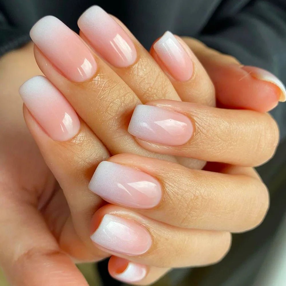 24 Pcs Pink Gradient Glossy Ballerina Press On Nails - dellidu.com - Pink5 - 24 Pcs Pink Gradient Glossy Ballerina Press On Nails - 24 Pcs Pink Gradient Glossy Ballerina Press On Nails - 14:10#Pink5 - dellidu.com