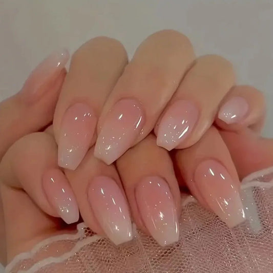 24 Pcs Pink Gradient Glossy Ballerina Press On Nails - dellidu.com - Pink16 - 24 Pcs Pink Gradient Glossy Ballerina Press On Nails - 24 Pcs Pink Gradient Glossy Ballerina Press On Nails - 14:201671812#Pink16 - dellidu.com