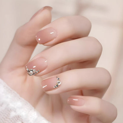 24 Pcs Pink Gradient Glossy Ballerina Press On Nails - dellidu.com - Pink10 1 - 24 Pcs Pink Gradient Glossy Ballerina Press On Nails - 24 Pcs Pink Gradient Glossy Ballerina Press On Nails - 14:1254#Pink10 - dellidu.com