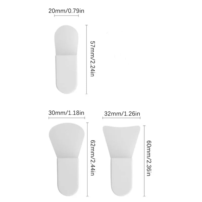 3 - Piece Silicone Facial Mask & Cream Applicator Set - dellidu.com - white - 3 - Piece Silicone Facial Mask & Cream Applicator Set - 3 - Piece Silicone Facial Mask & Cream Applicator Set - 14:29#white - dellidu.com