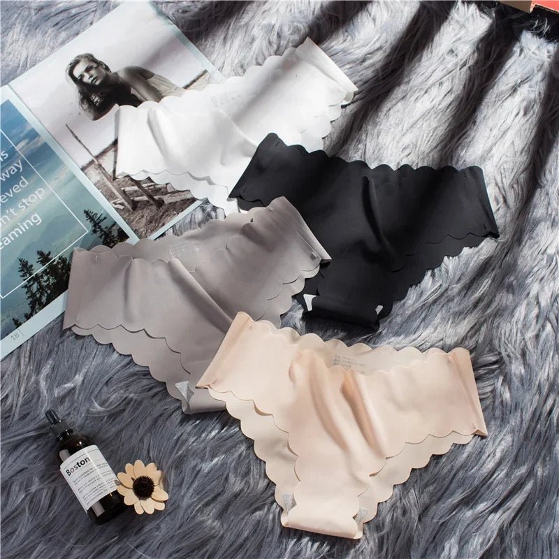 4pcs Ice Silk Seamless Women's Underwear - High - end Comfort - dellidu.com - green - 4pcs Ice Silk Seamless Women's Underwear - High - end Comfort - 53 - 63kg - 4pcs - 4pcs Ice Silk Seamless Women's Underwear - High - end Comfort - 14:175;154:1015;5:361385#53 - 63kg - dellidu.com