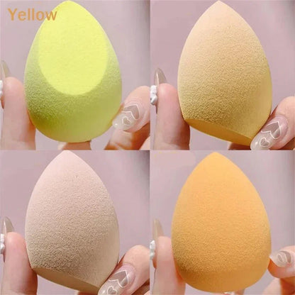 4Pcs Makeup Sponge Blender Set - Cosmetic Puff for Foundation - dellidu.com - Yellow no box - 4Pcs Makeup Sponge Blender Set - Cosmetic Puff for Foundation - 4Pcs Makeup Sponge Blender Set - Cosmetic Puff for Foundation - 14:366#Yellow no box - dellidu.com