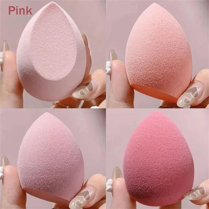 4Pcs Makeup Sponge Blender Set - Cosmetic Puff for Foundation - dellidu.com - Pink no box - 4Pcs Makeup Sponge Blender Set - Cosmetic Puff for Foundation - 4Pcs Makeup Sponge Blender Set - Cosmetic Puff for Foundation - 14:1052#Pink no box - dellidu.com