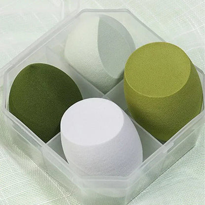 4Pcs Makeup Sponge Blender Set - Cosmetic Puff for Foundation - dellidu.com - Green with Box - 4Pcs Makeup Sponge Blender Set - Cosmetic Puff for Foundation - 4Pcs Makeup Sponge Blender Set - Cosmetic Puff for Foundation - 14:29#Green with Box - dellidu.com