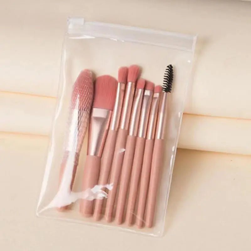 8 - Piece Professional Makeup Brushes Set - dellidu.com - Pink - 8 - Piece Professional Makeup Brushes Set - CHINA - 8 - Piece Professional Makeup Brushes Set - 200007763:201336100;200007787:193#Pink - dellidu.com