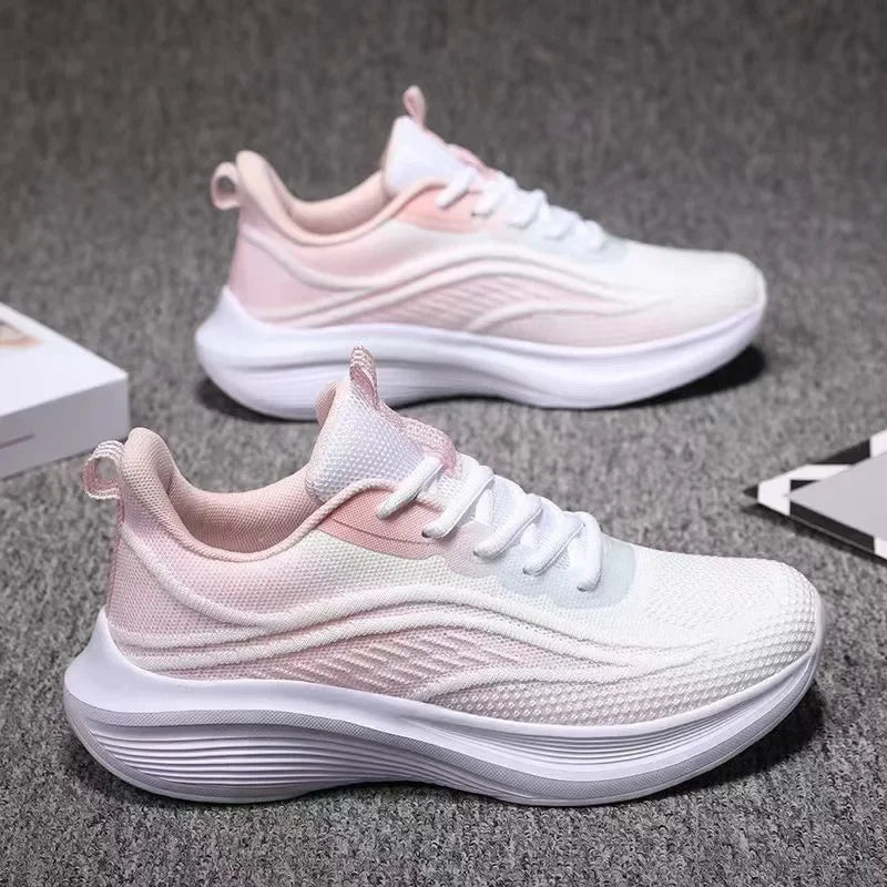 Anti - Slip Breathable Mesh Athletic Sneakers for Women - dellidu.com - Pink - Anti - Slip Breathable Mesh Athletic Sneakers for Women - 38 - Anti - Slip Breathable Mesh Athletic Sneakers for Women - 14:193#Pink;200000124:200000898 - dellidu.com