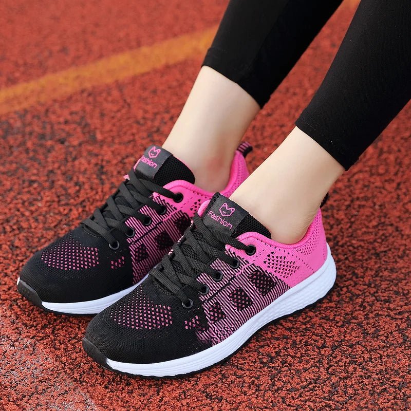 Breathable Lightweight Women’s Running Shoes - dellidu.com - Black Rose Red - Breathable Lightweight Women’s Running Shoes - 41 - Breathable Lightweight Women’s Running Shoes - 14:771#Black Rose Red;200000124:100010483 - dellidu.com