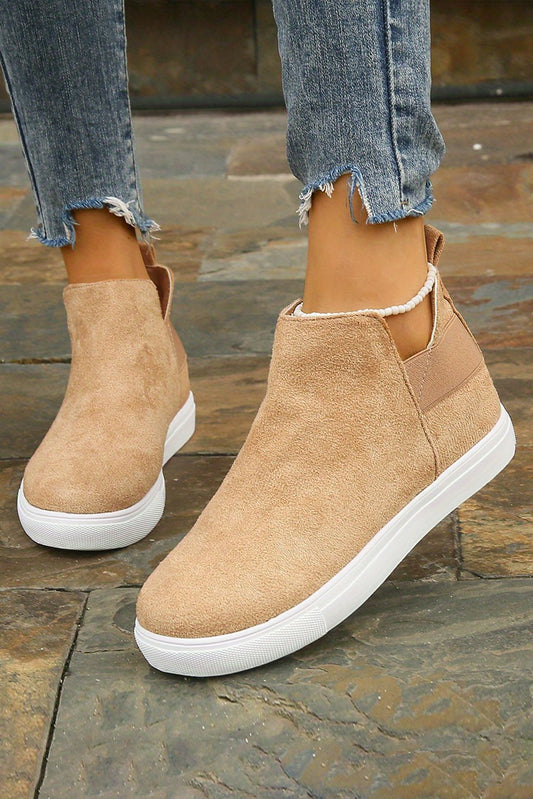 Camel High Top Slip - On Casual Sneakers - dellidu.com - Sneakers - 703766078415 - Camel - Camel High Top Slip - On Casual Sneakers - 37 - Camel High Top Slip - On Casual Sneakers - BH023293 - P1016 - 37 - Shewin