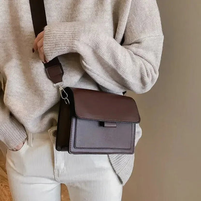 Classic Designer PU Leather Crossbody Bag for Women - dellidu.com - Brown - Classic Designer PU Leather Crossbody Bag for Women - Classic Designer PU Leather Crossbody Bag for Women - 14:365458 - dellidu.com