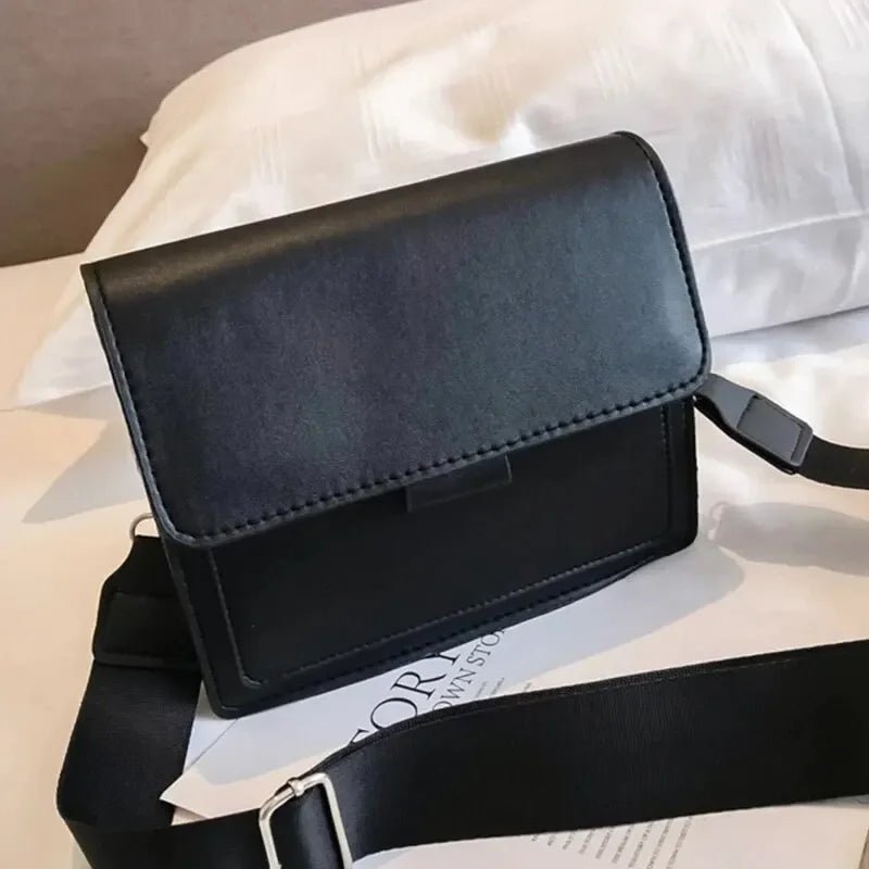 Classic Designer PU Leather Crossbody Bag for Women - dellidu.com - black - Classic Designer PU Leather Crossbody Bag for Women - Classic Designer PU Leather Crossbody Bag for Women - 14:193 - dellidu.com