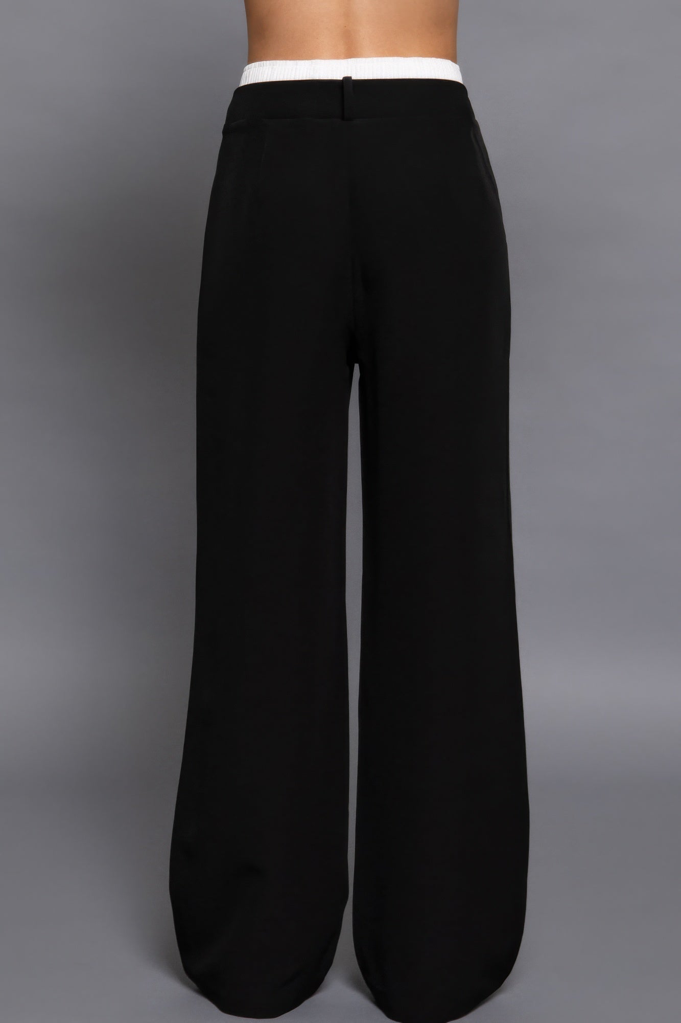 Contrast Waist Boxer Straight Long Pants - dellidu.com - S - product image - product image - 59222a.S - dellidu.com