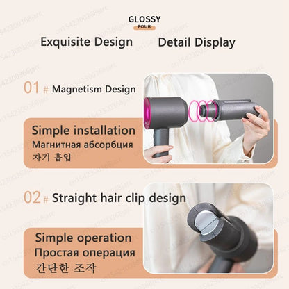 Dyson Supersonic Hair Dryer Straight Nozzle Attachment - dellidu.com - Grey - Dyson Supersonic Hair Dryer Straight Nozzle Attachment - Dyson Supersonic Hair Dryer Straight Nozzle Attachment - 14:200006151#Grey - dellidu.com