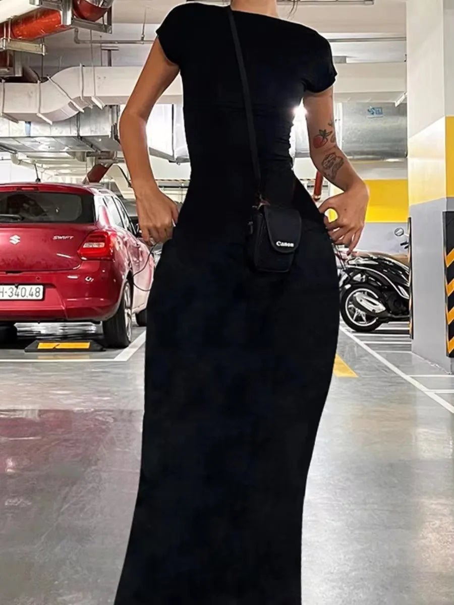 Elegant Backless Maxi Dress for Women - Summer Clubwear - dellidu.com - black - Elegant Backless Maxi Dress for Women - Summer Clubwear - M - Elegant Backless Maxi Dress for Women - Summer Clubwear - 14:193;5:361386 - dellidu.com