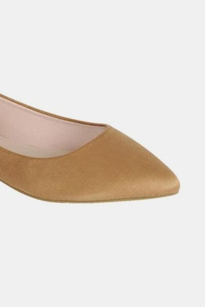 Forever Link Pointy Toe Slip - On Flats - dellidu.com - 100600444007645 - Tan - 2c21ec57 - 3b41 - 4f2b - a3c7 - 920e9af12150 - Min - 9 - 2c21ec57 - 3b41 - 4f2b - a3c7 - 920e9af12150 - Min - 100600444007645 - Trendsi