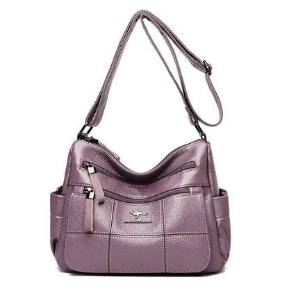 Genuine Leather Luxury Handbags for Women - Crossbody & Shoulder - dellidu.com - Taro purple - Genuine Leather Luxury Handbags for Women - Crossbody & Shoulder - Genuine Leather Luxury Handbags for Women - Crossbody & Shoulder - 14:771#Taro purple - dellidu.com