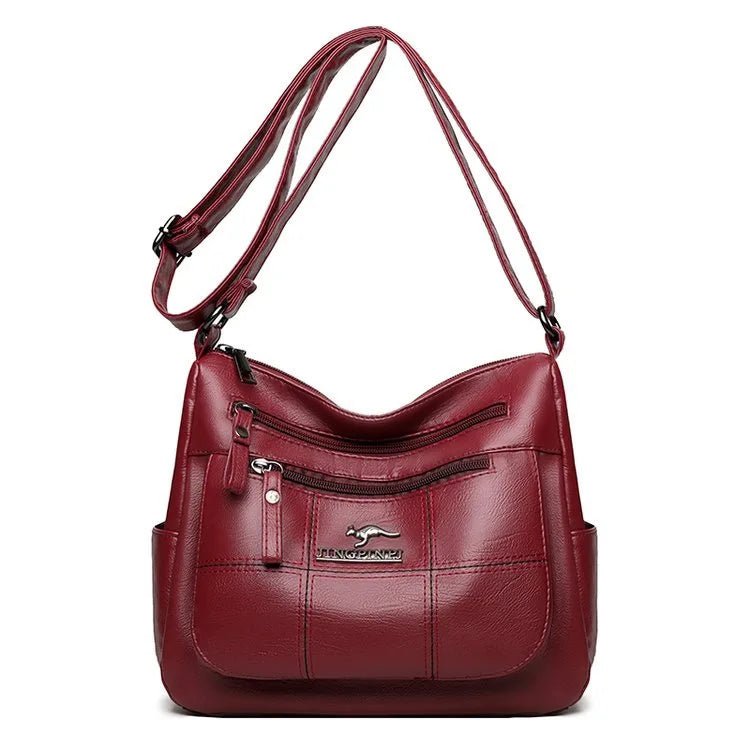 Genuine Leather Luxury Handbags for Women - Crossbody & Shoulder - dellidu.com - Burgundy - 21 - Genuine Leather Luxury Handbags for Women - Crossbody & Shoulder - Genuine Leather Luxury Handbags for Women - Crossbody & Shoulder - 14:100018786#Burgundy - 21 - dellidu.com