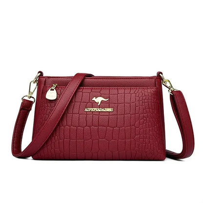 Genuine Leather Luxury Handbags for Women - Crossbody & Shoulder - dellidu.com - Winered - Genuine Leather Luxury Handbags for Women - Crossbody & Shoulder - Genuine Leather Luxury Handbags for Women - Crossbody & Shoulder - 14:29#Winered - dellidu.com