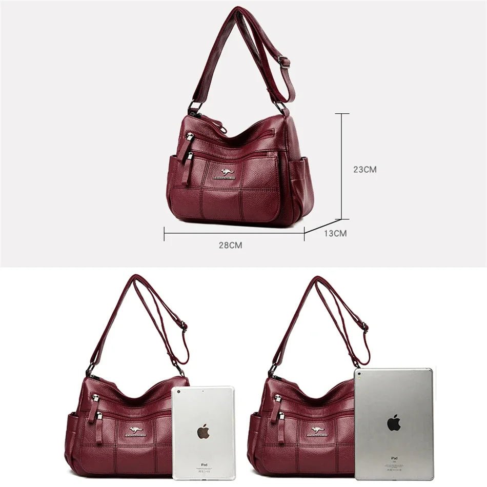 Genuine Leather Luxury Handbags for Women - Crossbody & Shoulder - dellidu.com - Taro purple - Genuine Leather Luxury Handbags for Women - Crossbody & Shoulder - Genuine Leather Luxury Handbags for Women - Crossbody & Shoulder - 14:771#Taro purple - dellidu.com