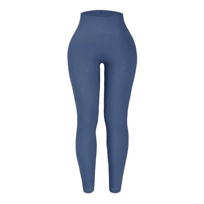 High Waist Seamless Knit Yoga Pants for Women - dellidu.com - navy - High Waist Seamless Knit Yoga Pants for Women - S - High Waist Seamless Knit Yoga Pants for Women - 14:496#navy;5:100014064 - dellidu.com