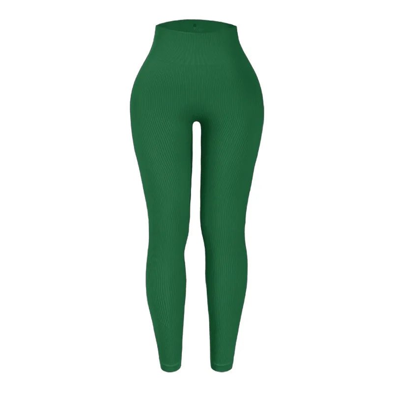 High Waist Seamless Knit Yoga Pants for Women - dellidu.com - green - High Waist Seamless Knit Yoga Pants for Women - M - High Waist Seamless Knit Yoga Pants for Women - 14:200002130#green;5:361386 - dellidu.com