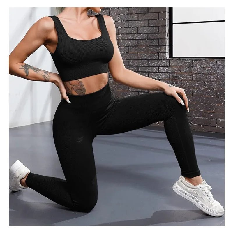 High Waist Seamless Knit Yoga Pants for Women - dellidu.com - purple - High Waist Seamless Knit Yoga Pants for Women - M - High Waist Seamless Knit Yoga Pants for Women - 14:1254#purple;5:361386 - dellidu.com