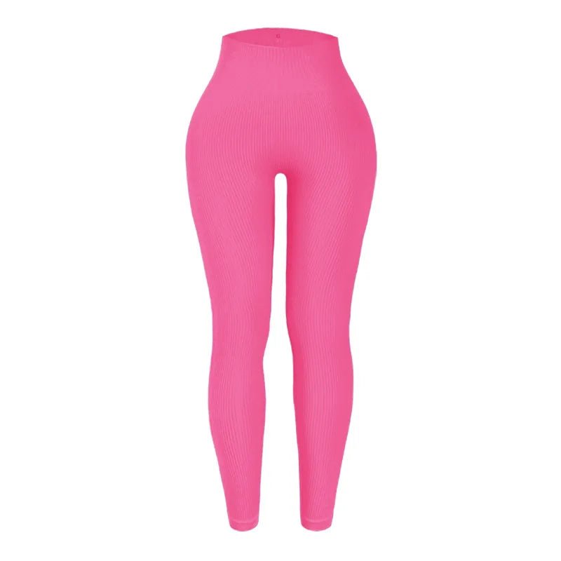 High Waist Seamless Knit Yoga Pants for Women - dellidu.com - rose red - High Waist Seamless Knit Yoga Pants for Women - S - High Waist Seamless Knit Yoga Pants for Women - 14:29#rose red;5:100014064 - dellidu.com