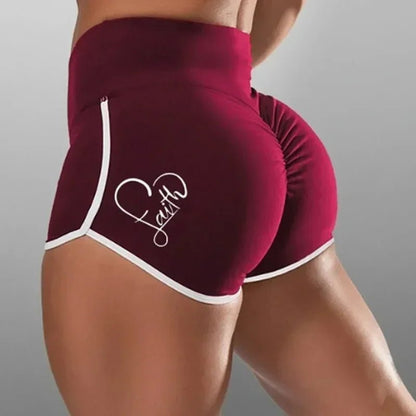 High Waist Sports Running Shorts for Women - Plus Size - dellidu.com - WRD - High Waist Sports Running Shorts for Women - Plus Size - XXXL - High Waist Sports Running Shorts for Women - Plus Size - 14:771#WRD;5:4183 - dellidu.com