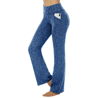 High Waist Straight Flare Pants with Pockets for Women - dellidu.com - LZ - Blue - High Waist Straight Flare Pants with Pockets for Women - XXL - High Waist Straight Flare Pants with Pockets for Women - 14:771#LZ - Blue;5:4182 - dellidu.com