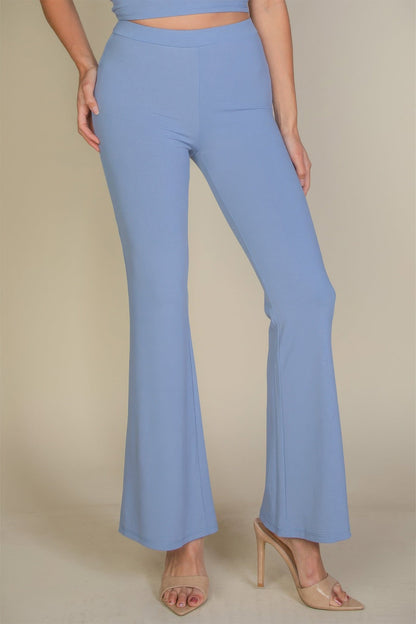 High Waisted Flare Pants - dellidu.com - Taupe - product image - S - product image - wh2000634.S.Taupe - dellidu.com