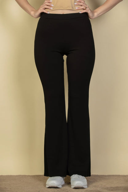 High Waisted Flare Pants - dellidu.com - Black - product image - S - product image - wh2000634.S.Black - dellidu.com