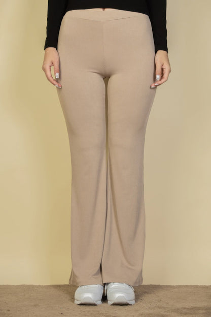 High Waisted Flare Pants - dellidu.com - Khaki - product image - S - product image - wh2000634.S.Khaki - dellidu.com