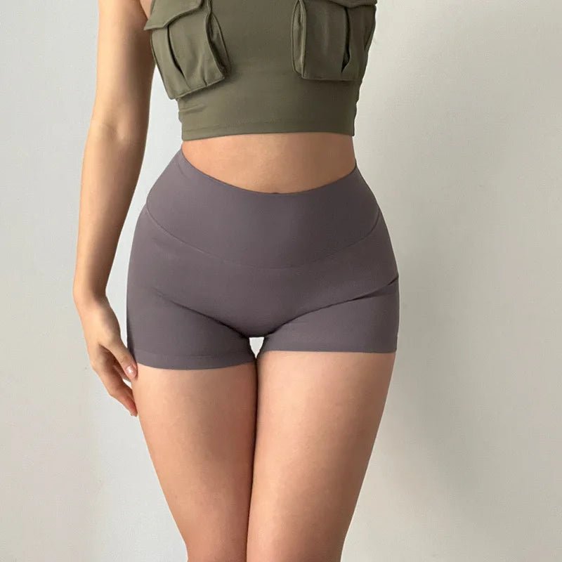 High - Waisted Peach Nude Yoga Shorts for Women - dellidu.com - COCO - High - Waisted Peach Nude Yoga Shorts for Women - M 50 - 56KG - CHINA - High - Waisted Peach Nude Yoga Shorts for Women - 14:365458#COCO;200007763:201336100;5:361386#M 50 - 56KG - dellidu.com