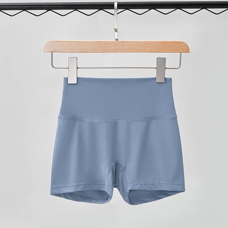 High - Waisted Peach Nude Yoga Shorts for Women - dellidu.com - Grey Blue - High - Waisted Peach Nude Yoga Shorts for Women - XL 62 - 68KG - CHINA - High - Waisted Peach Nude Yoga Shorts for Women - 14:201619818#Grey Blue;200007763:201336100;5:100014065#XL 62 - 68KG - dellidu.com