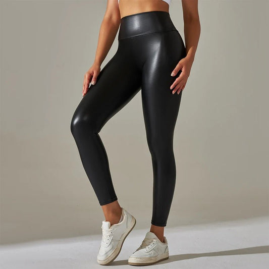 High - Waisted PU Leather Pants for Women - Colorful Slimming Leggings - dellidu.com - black - High - Waisted PU Leather Pants for Women - Colorful Slimming Leggings - S - High - Waisted PU Leather Pants for Women - Colorful Slimming Leggings - 14:193;5:100014064 - dellidu.com