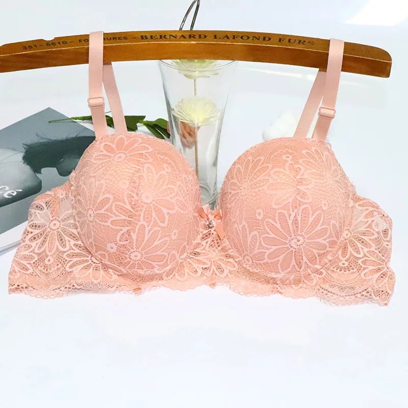 Lace Floral Half Cup Underwire Bra for Women - dellidu.com - Black - Lace Floral Half Cup Underwire Bra for Women - 85C - Lace Floral Half Cup Underwire Bra for Women - 14:193#Black;289:200661925 - dellidu.com