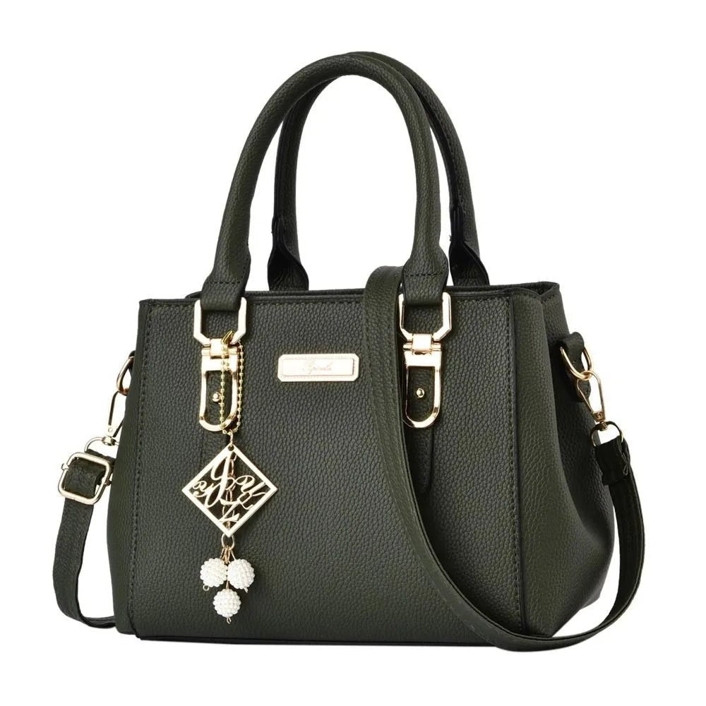 Large Capacity Casual Leather Shoulder Bag for Women - dellidu.com - green - Large Capacity Casual Leather Shoulder Bag for Women - Large Capacity Casual Leather Shoulder Bag for Women - 14:365458#green - dellidu.com