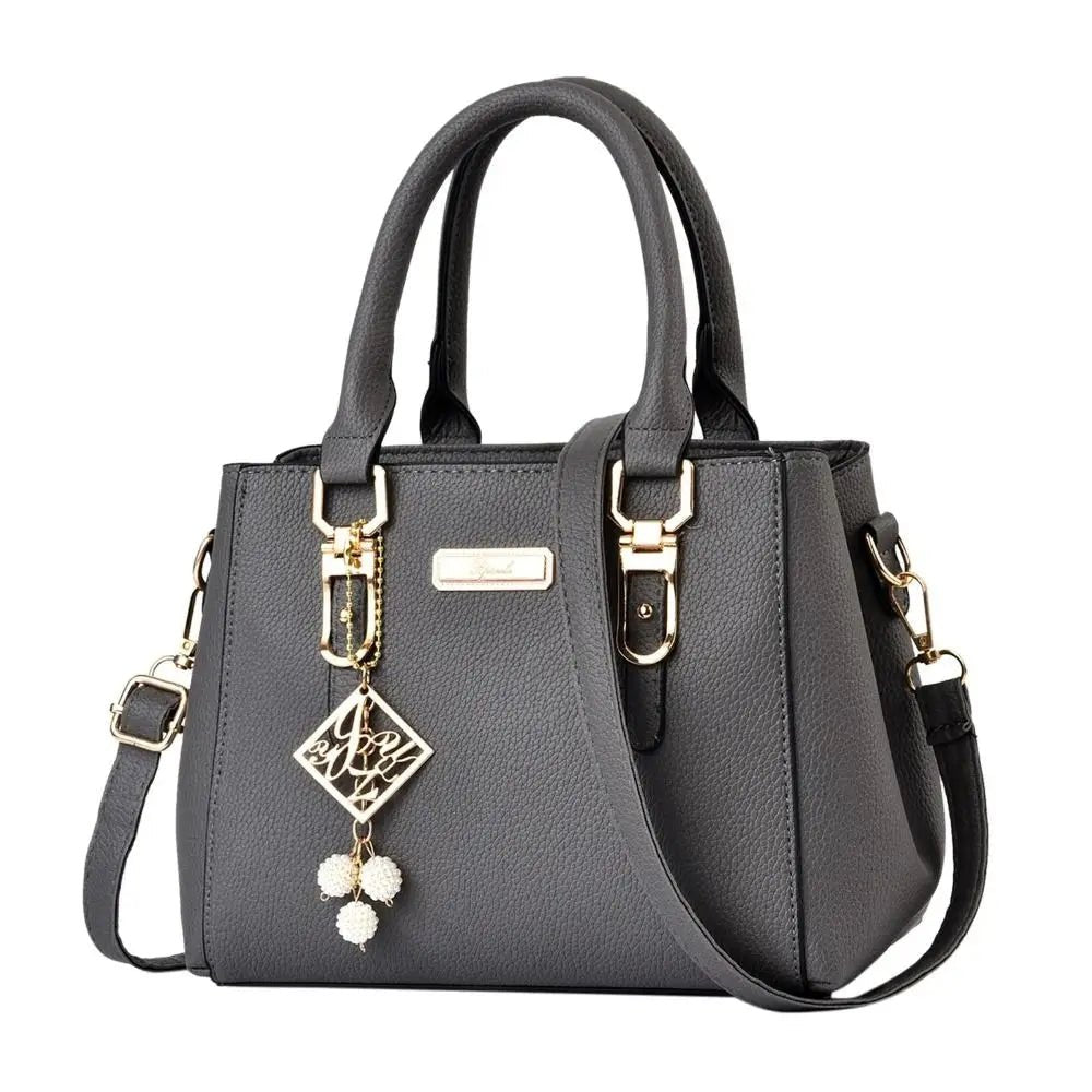 Large Capacity Casual Leather Shoulder Bag for Women - dellidu.com - black - Large Capacity Casual Leather Shoulder Bag for Women - Large Capacity Casual Leather Shoulder Bag for Women - 14:771#black - dellidu.com