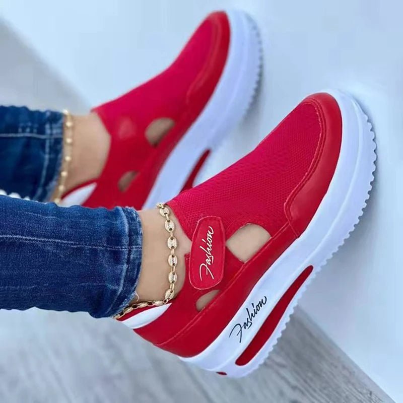 Luxury Breathable Sneakers for Men and Women - dellidu.com - Red - Luxury Breathable Sneakers for Men and Women - 36 - Luxury Breathable Sneakers for Men and Women - 14:10#Red;200000124:200000334 - dellidu.com