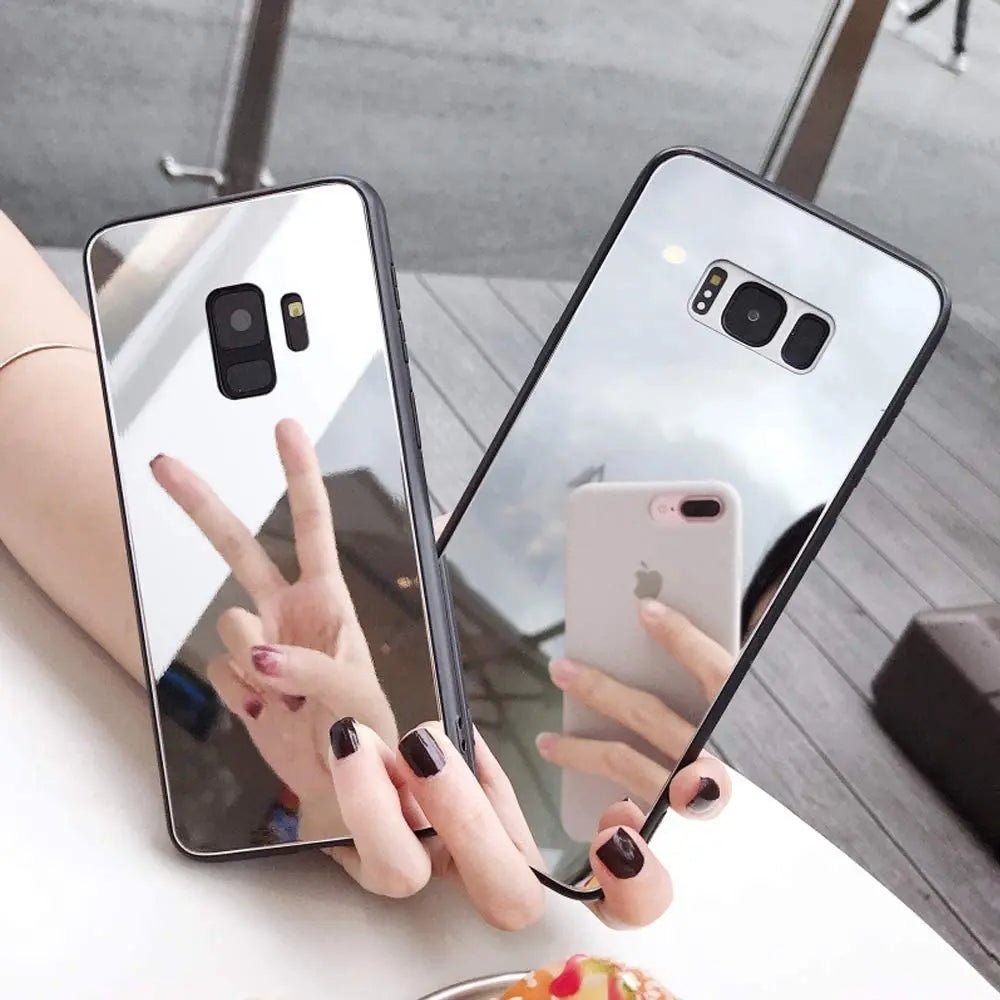 Luxury Mirror Diamond Case for Samsung Galaxy A Series - dellidu.com - Diamond with Holder - Luxury Mirror Diamond Case for Samsung Galaxy A Series - S24 FE - Luxury Mirror Diamond Case for Samsung Galaxy A Series - 10:1064#S24 FE;14:1254#Diamond with Holder - dellidu.com