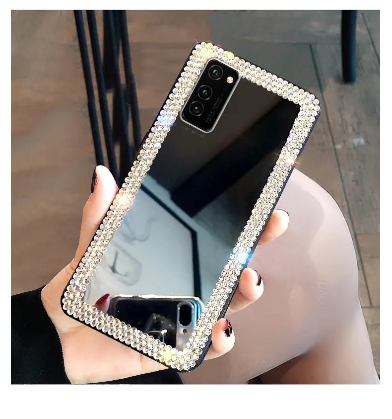 Luxury Mirror Diamond Case for Samsung Galaxy A Series - dellidu.com - Full Diamond Case - Luxury Mirror Diamond Case for Samsung Galaxy A Series - S22 Ultra - Luxury Mirror Diamond Case for Samsung Galaxy A Series - 10:529#S22 Ultra;14:173#Full Diamond Case - dellidu.com