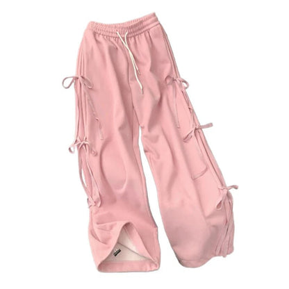 Retro Wide Leg Pants for Women - Casual High Waist Lounge Pants - dellidu.com - Pink - Retro Wide Leg Pants for Women - Casual High Waist Lounge Pants - XL - Retro Wide Leg Pants for Women - Casual High Waist Lounge Pants - 14:771#Pink;5:200006272#XL - dellidu.com