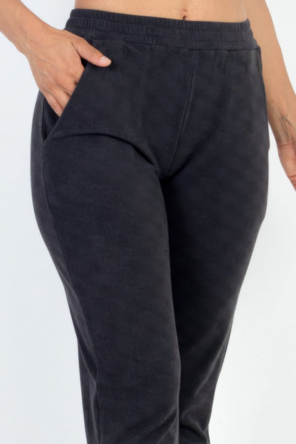 Ribbed Side Pocket Joggers - dellidu.com - Black - product image - S - product image - wh2000658.S.Black - dellidu.com