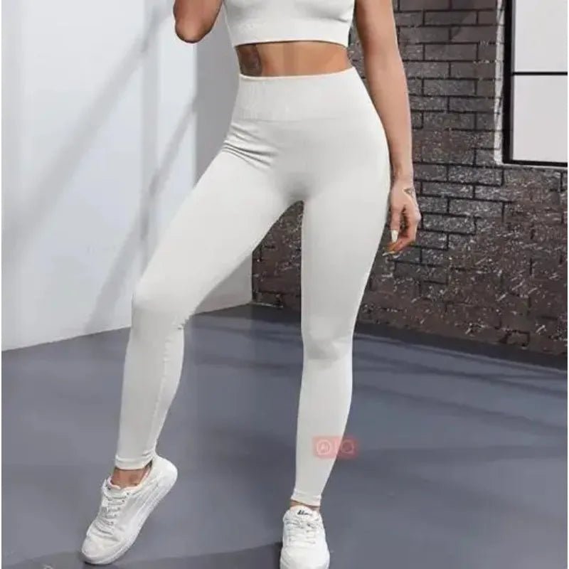 Seamless High Waist Leggings for Women - Booty Lifting Yoga Pants - dellidu.com - gray - Seamless High Waist Leggings for Women - Booty Lifting Yoga Pants - L - Seamless High Waist Leggings for Women - Booty Lifting Yoga Pants - 14:200004890#gray;5:361385 - dellidu.com