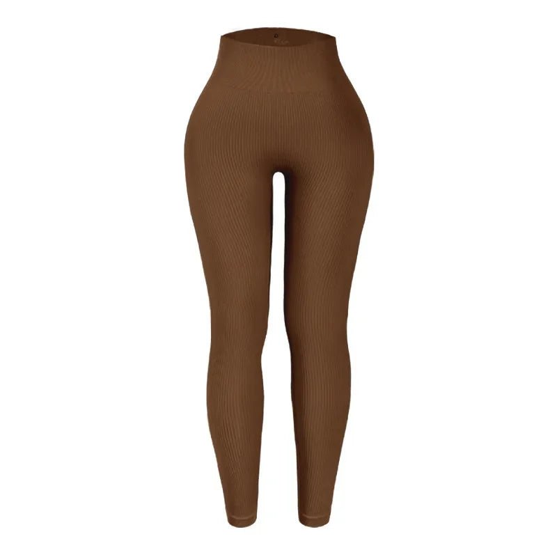 Seamless High Waist Leggings for Women - Booty Lifting Yoga Pants - dellidu.com - coffee - Seamless High Waist Leggings for Women - Booty Lifting Yoga Pants - S - Seamless High Waist Leggings for Women - Booty Lifting Yoga Pants - 14:1254#coffee;5:100014064 - dellidu.com