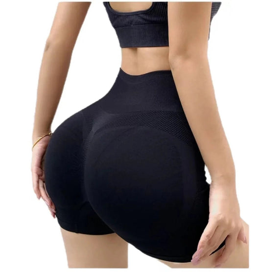 Seamless High Waist Scrunch Leggings for Women - dellidu.com - Black - Seamless High Waist Scrunch Leggings for Women - M - Seamless High Waist Scrunch Leggings for Women - 14:193#Black;5:361386 - dellidu.com